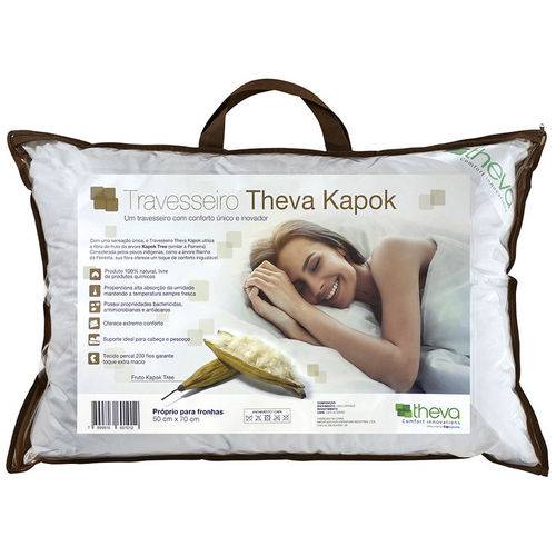 Travesseiro Theva Kapok 50x70 Cm