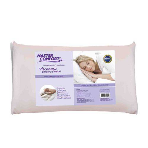 Travesseiro Viscoelástico Beauty Comfort Malha Plus Altura 13 Cm