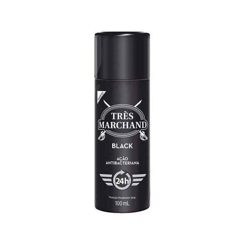 Três Marchand Black Desodorante Spray 100ml