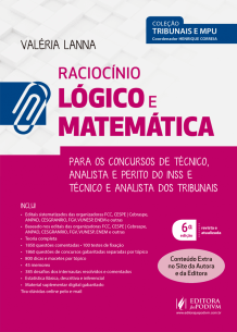Tribunais e MPU - Raciocínio Lógico e Matemática - para Técnico e Analista (2019)