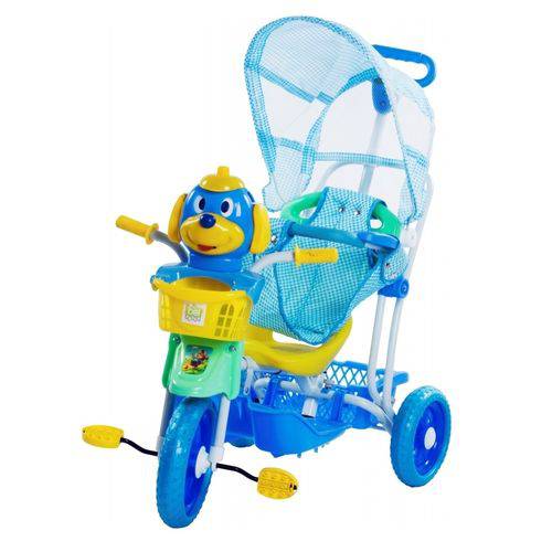 Triciclo com Capota Azul - Belfix