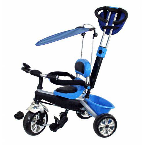 Triciclo com Capota Super Treck Premium Azul 900200 - Belfix
