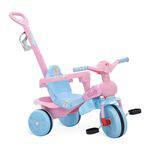 Triciclo de Passeio Infantil Veloban Cinderela Rosa/Azul 2426 - Bandeirante
