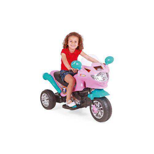 Triciclo Elétrico Speed Chopper Pink Bateria 6v com Efeitos Sonoros Homeplay ®