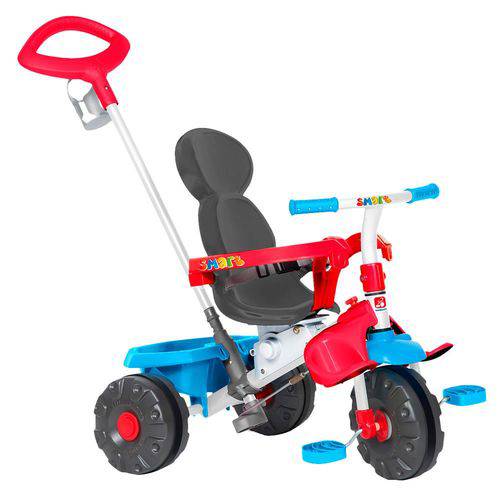Triciclo Infantil com Empurrador Bandeirante Smart 264