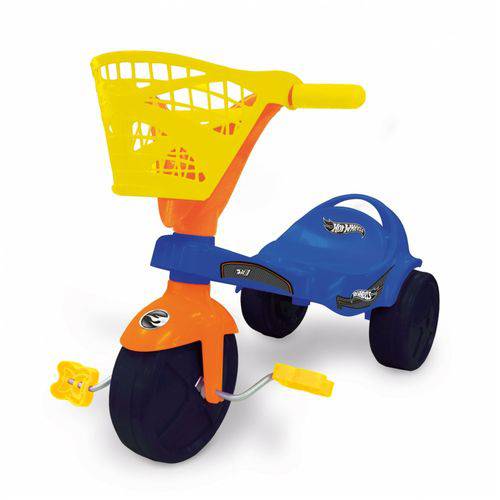 Triciclo Infantil Hot Wheels Azul Xalingo Brinquedos Azul