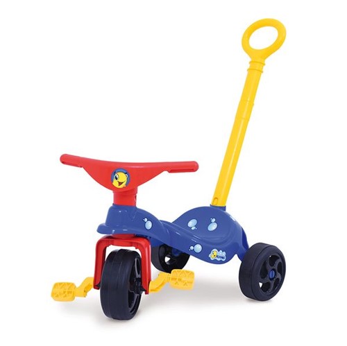 Triciclo Infantil Peixinho com Empurrador Xalingo
