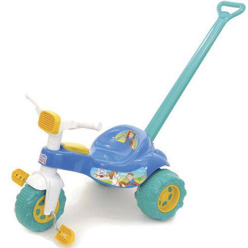 Triciclo Infantil Tico Tico Príncipe 2231 Magic Toys com Haste