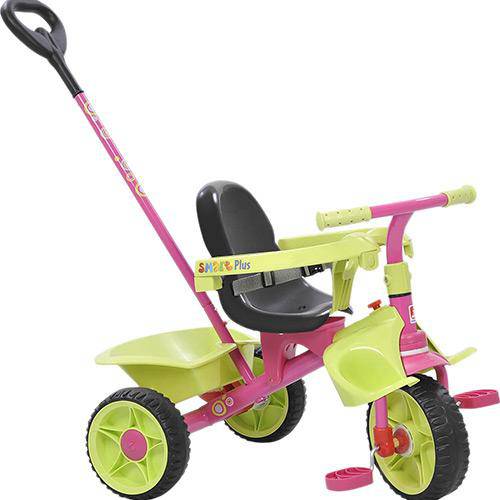 Triciclo Smart Plus Rosa - Brinquedos Bandeirante