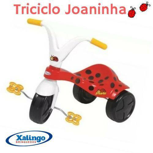 Triciclo Velotrol Joaninha Infantil Meninas Xalingo Vermelho