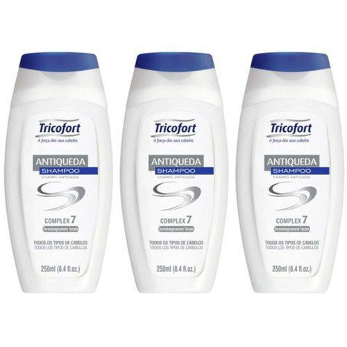 Tricofort Antiqueda Shampoo 250ml (kit C/03)