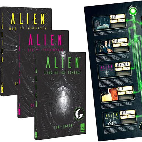 Trilogia Alien + Pôster - 1ª Ed.
