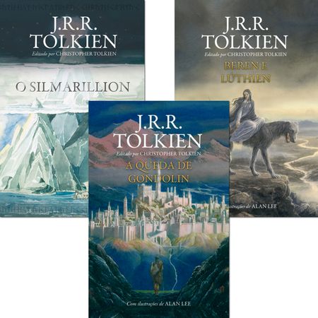 Trilogia J. R. R. Tolkien o Silmarillion + Baren e Luthien + a Queda de Gondolin (3 Livros)