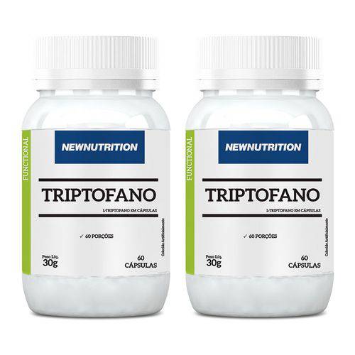 Triptofano - 2 Un de 60 Cápsulas - NewNutrition