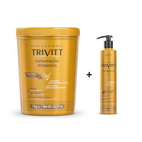 Trivitt Máscara Hidratação Intensiva 1kg + Fluido de Escova