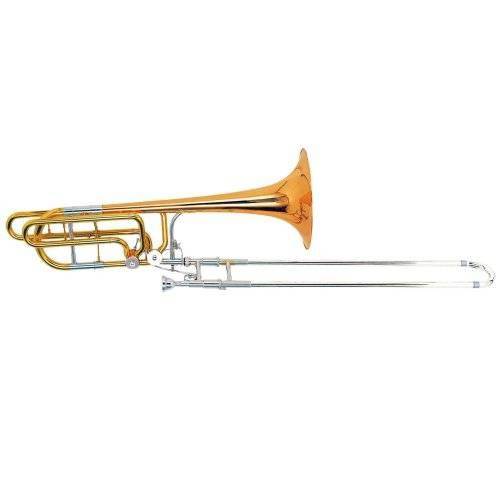 Trombone de Vara Baixo em Bb/F/Eb/D Hsl-830l Laqueado Harmonics