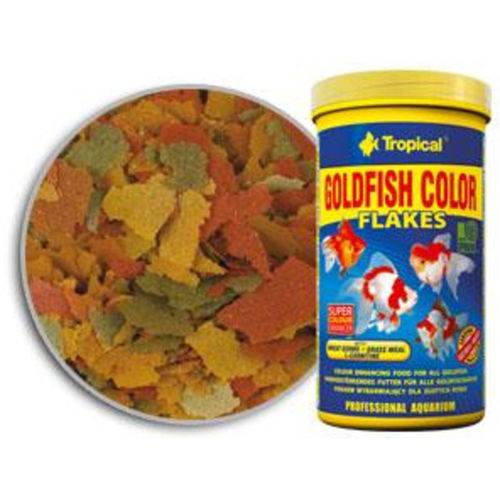 Tropical - GoldFish Color Flakes - Ração - 100 G