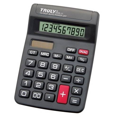 Truly -Calculadora de Mesa - 10 Dígitos - 806b-10