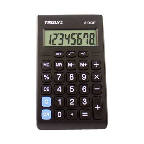 Truly - Calculadora Pessoal - 8 Dígitos - 283