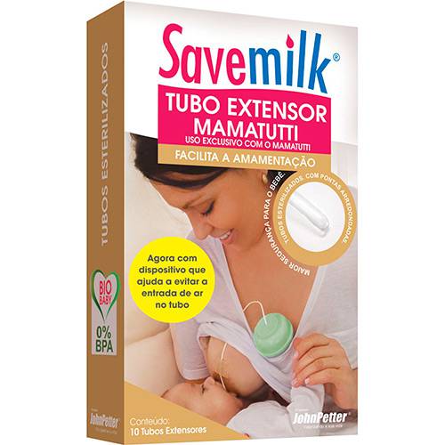 Tubo Extensor MamaTutti Savemilk - 10 Unidades