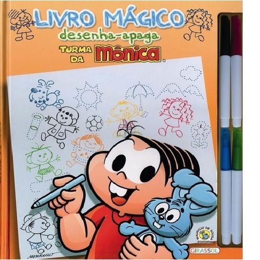 Turma da Monica - Livro Magico Desenha Apaga - Girassol