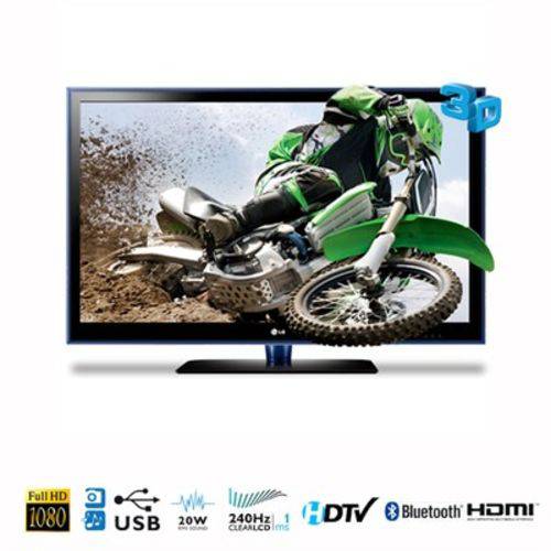 Tv 42'' 3d Led Full HD, com Conversor Digital Hdmi USB e Entrada Pc, 42lx6500 Black Piano - Lg
