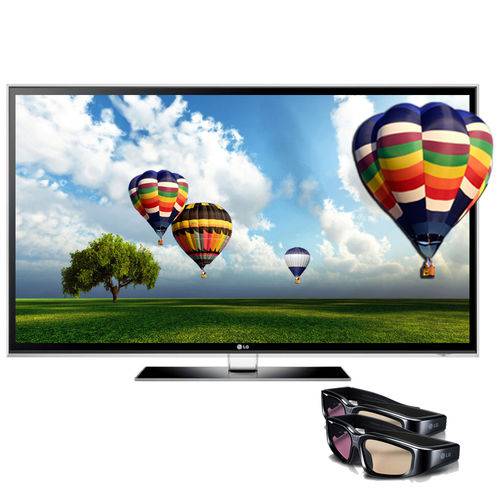 Tv 55" 3d Led, Full HD com Conversor Digital, Hdmi USB e Entrada Pc, 55lx9500 Black Piano + 2 Óculos 3d - Lg
