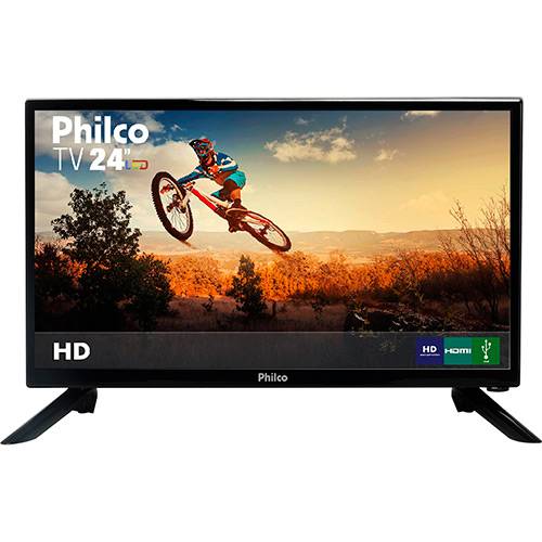 TV LED 24" Philco PH24N91D HD com Conversor Digital 1 HDMI 1 USB