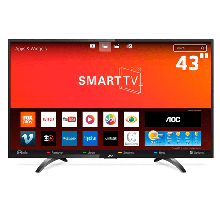 TV Smart LED 43" Full HD AOC