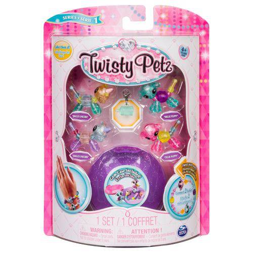 Twisty Petz Pulseira e Estojo 2 Pack com 4 - Sunny