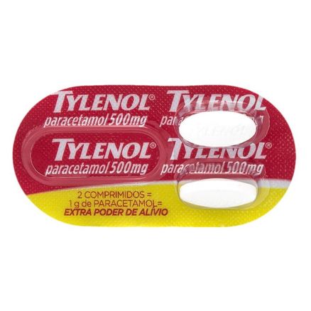 Tylenol 500mg 2 Comprimidos