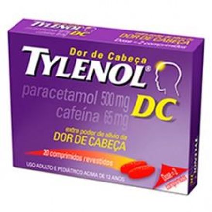 Tylenol DC 500+65mg 20 Comprimidos
