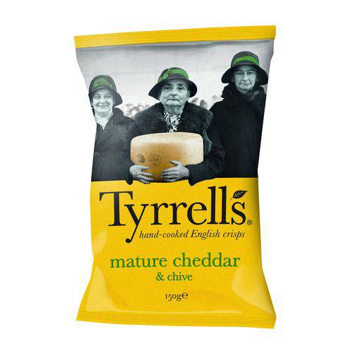 Tyrrell's Mature Cheddar Chive 150g