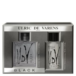Udv Black Ulric de Varens - Masculino - Eau de Toilette - Perfume + Desodorante Kit