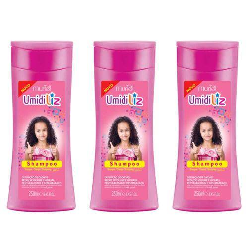 Umidiliz Kids Shampoo Infantil 250ml (kit C/03)