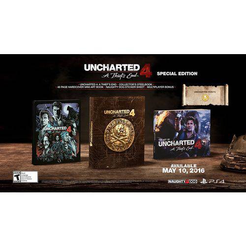 Uncharted 4 a Thief''s End Special Edition - Ps4