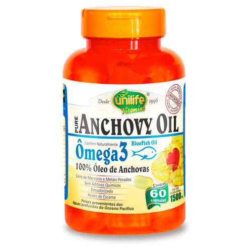 Unilife Anchovy Oil Oleo de Anchovas 60 Caps