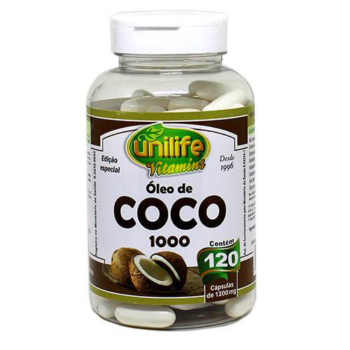 Unilife Oleo de Coco 1000 120 Caps