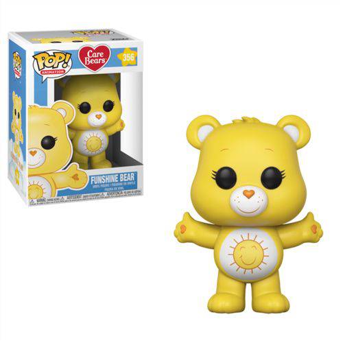 Ursinhos Carinhosos - Boneco Pop Funko Ursinho Amarelo Brilhante (Funshine Bear) #356