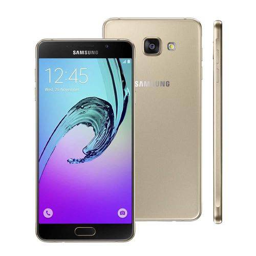Usado: Galaxy A7 2016 4g A710 Dual 16gb Dourado