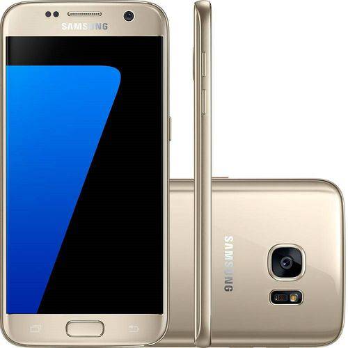 Usado: Galaxy S7 Edge G930fd 32gb Duos Dourado