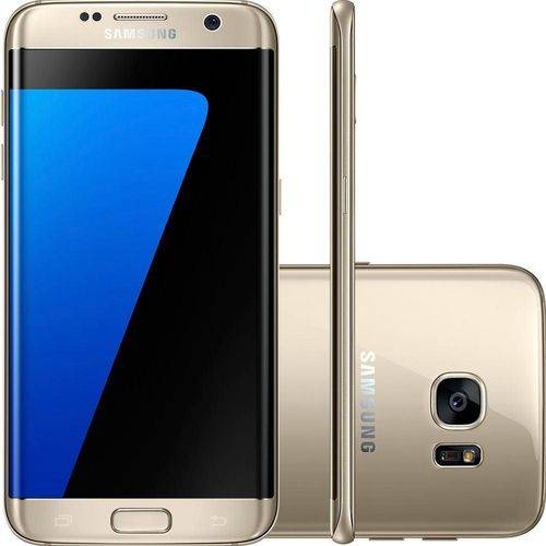 Usado:galaxy S7 Edge Samsung G935f 32gb Dourado - Bom