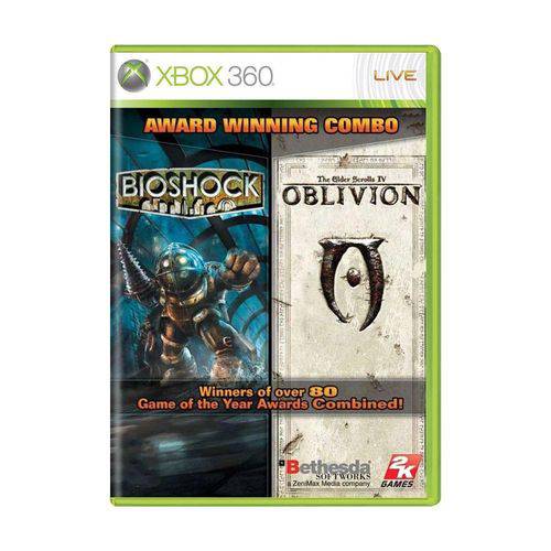 Usado: Jogo Bioshock & The Elder Scrolls Iv Oblivion - Xbox 360