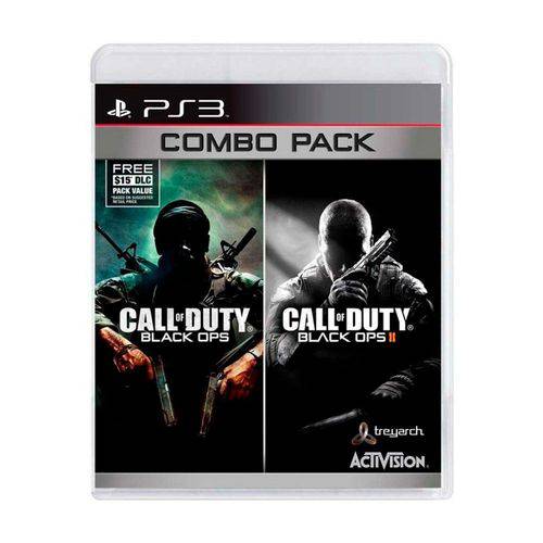 Usado: Jogo Call Of Duty: Black Ops I + Call Of Duty: Black Ops Ii (combo Pack) - Ps3