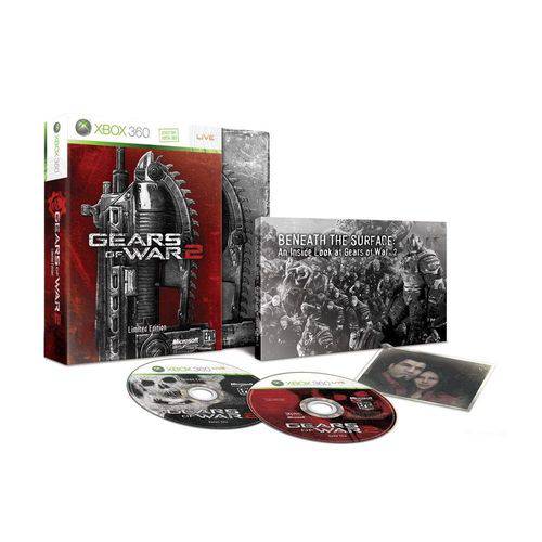 Usado: Jogo Gears Of War 2 (limited Edition) - Xbox 360
