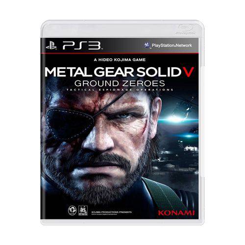 Usado: Jogo Metal Gear Solid V: Ground Zeroes - Ps3