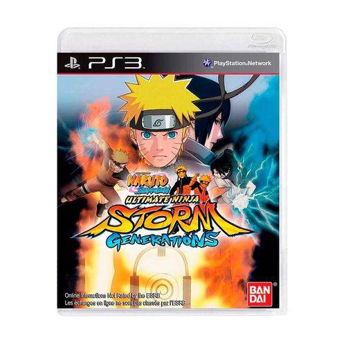 Usado: Jogo Naruto Shippuden: Ultimate Ninja Storm Generations - Ps3