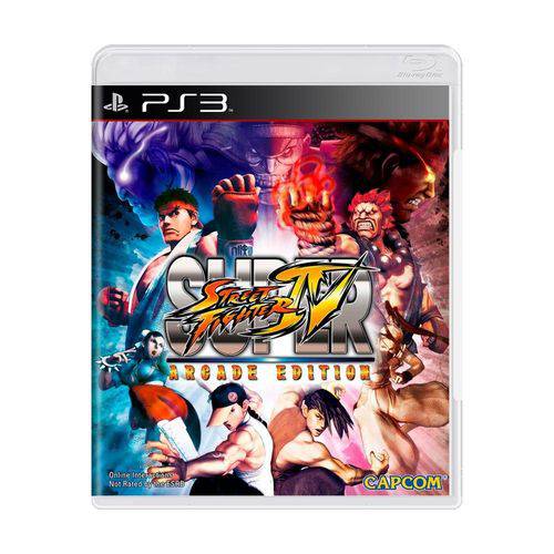 Usado: Jogo Super Street Fighter Iv: Arcade Edition - Ps3