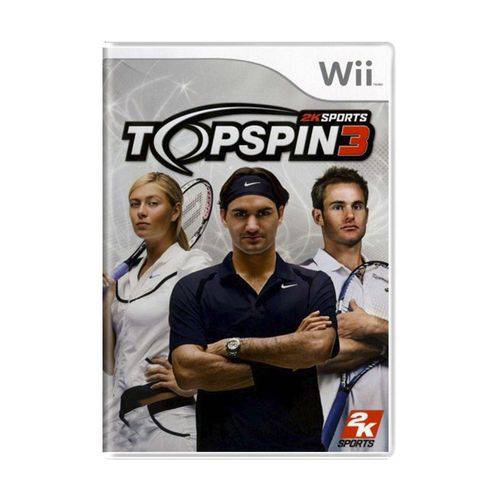 Usado: Jogo Top Spin 3 - Wii