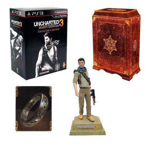 Usado: Jogo Uncharted 3: Drake's Deception (collector's Edition) - Ps3